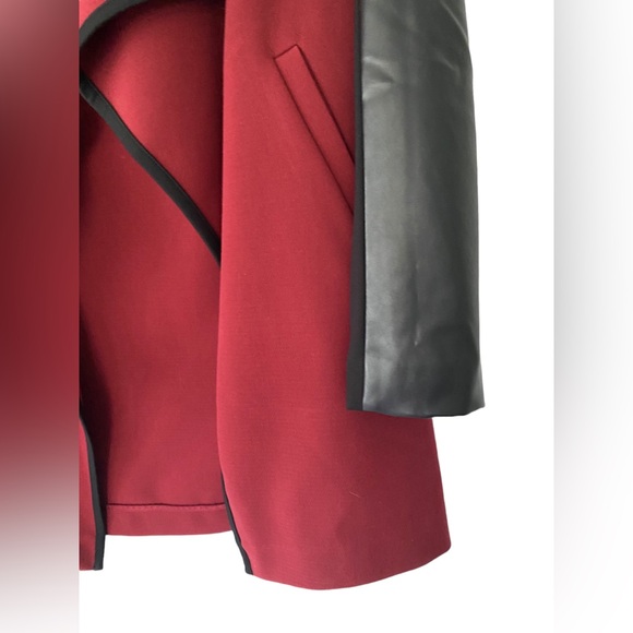 Marciano Leather Sleeves Blazer - Size S - Picture 7 of 9